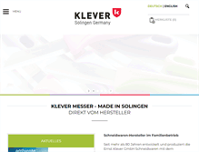 Tablet Screenshot of klever.de